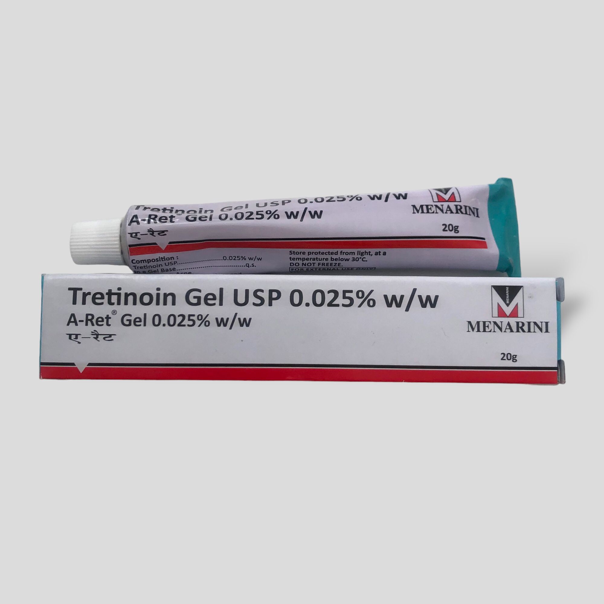 Tretinoin gel A-ret 0.025% (20g, exp. date 11/26) - Image 2
