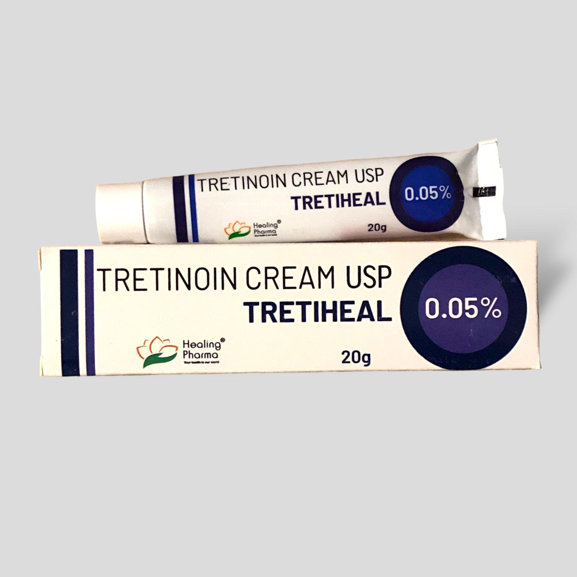 Tretinoin cream Tretiheal 0.05% (20g, exp. date 11/27) - Image 2