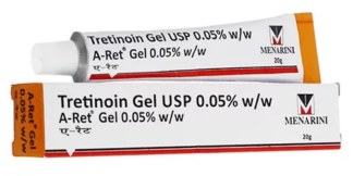 Menarini A-ret 0.05 tretinoin gel