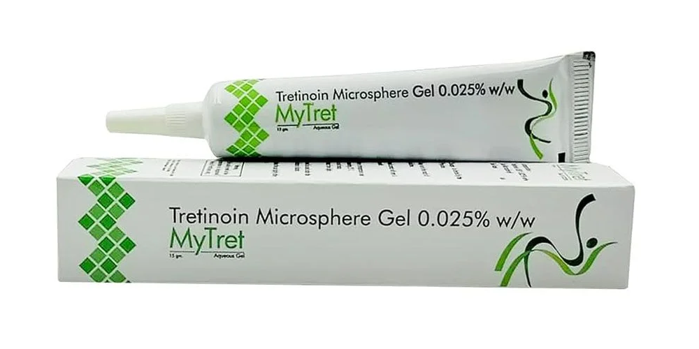 MyTret 0.025 tretinoin microsphere gel